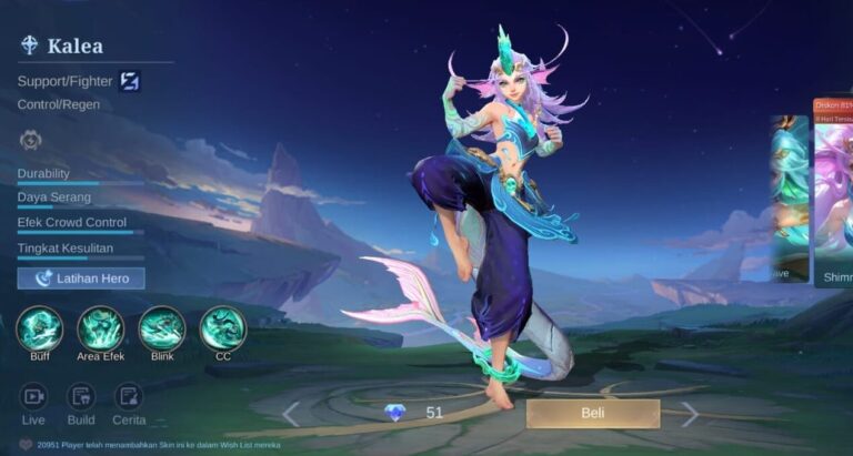 Hero Baru Mobile Legend Kalea: Skill, Build, dan 6 Tips Menggunakannya! 1 hero baru mobile legend kalea