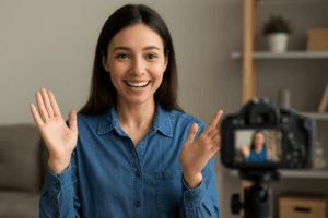 cara tampil percaya diri di depan kamera